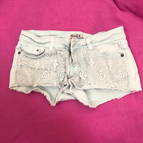 Teal shorts - Picture 1 of 3